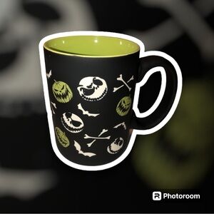 New Halloween Jack Skellington Soft Touch Pumpkin King Cup Mug